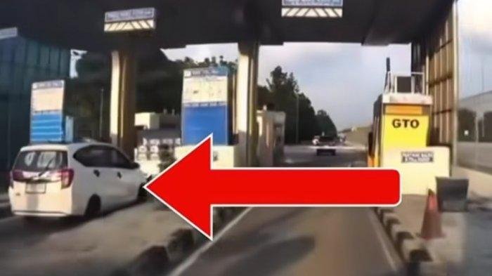 Viral Toyota Calya Terobos Dua Pintu Tol Tanpa Bayar, Polisi Lakukan Pengejaran