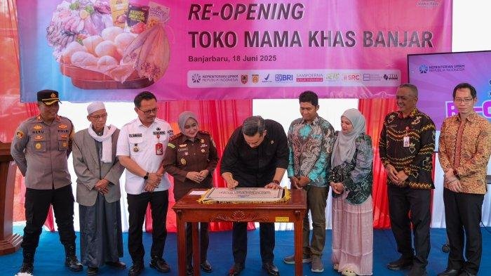 Menteri UMKM Maman Abdurrahman Buka Kembali Toko Mama Khas Banjar Usai Terbelit Kasus Hukum