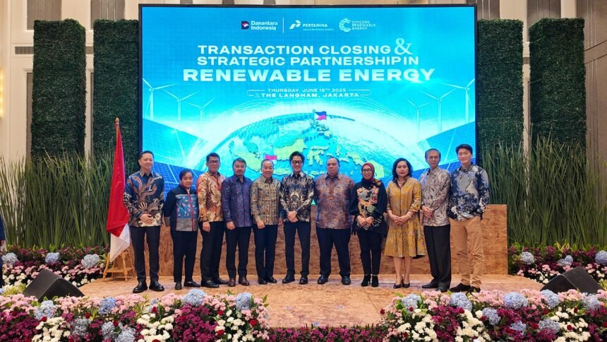 Pertamina NRE dan Perusahaan EBT Filipina Kerja Sama Investasi di Indonesia
