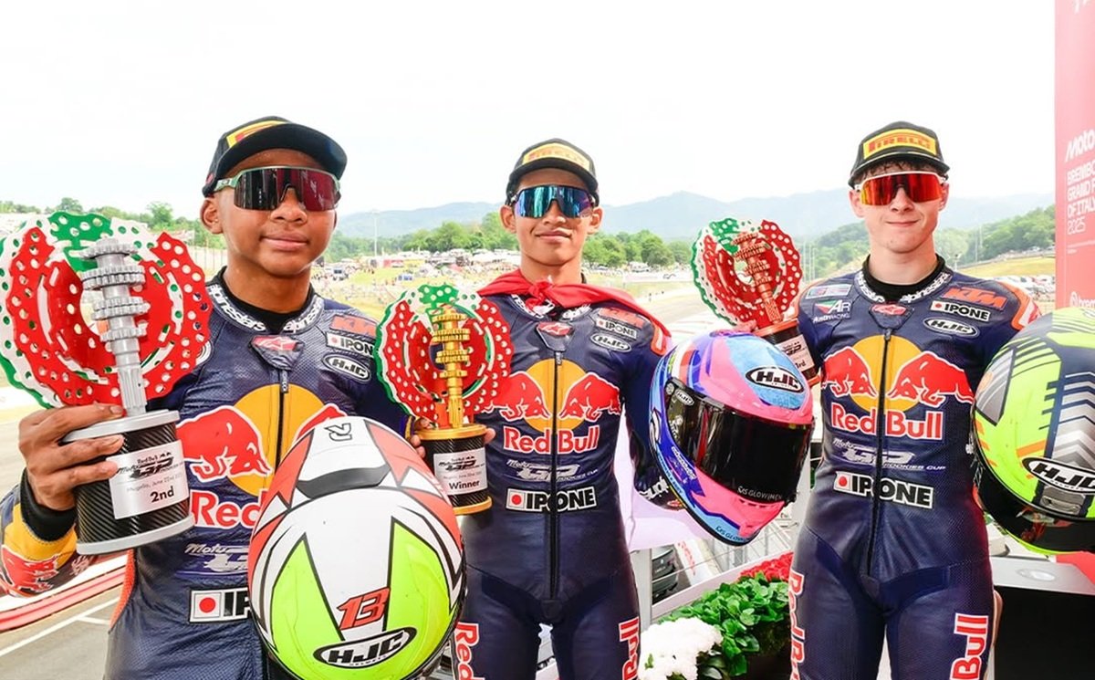 Bikin Bangga! Veda Ega Pratama Raih Kemenangan Kedua di Red Bull Rookies Cup Seri Italia!